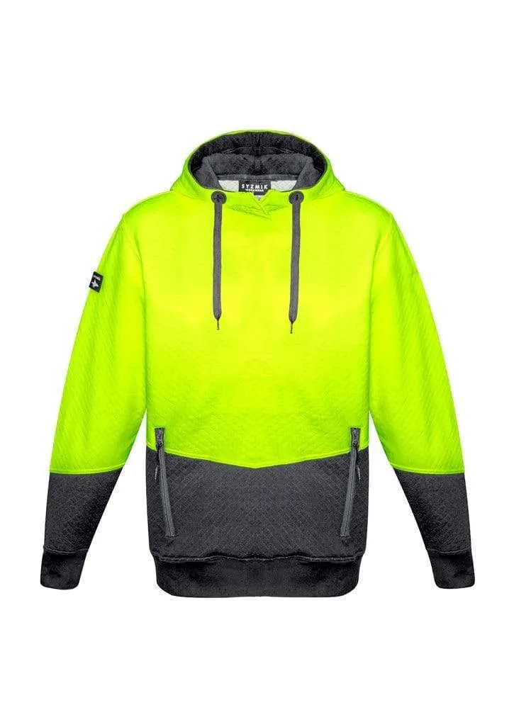 SYZMIK Unisex Hi-Vis Textured Jacquard Hoodie ZT477