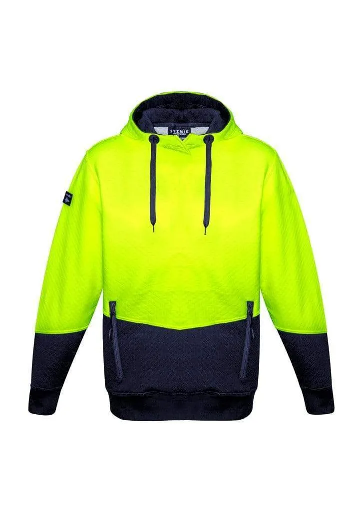 SYZMIK Unisex Hi-Vis Textured Jacquard Hoodie ZT477