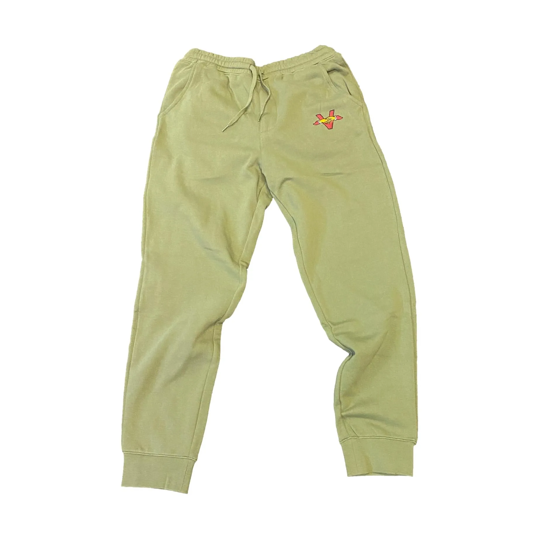 Venue Army Green Fleece Pants