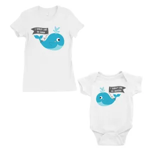 Whaley Love Baby Mom Mom and Baby Matching Gift Shirts