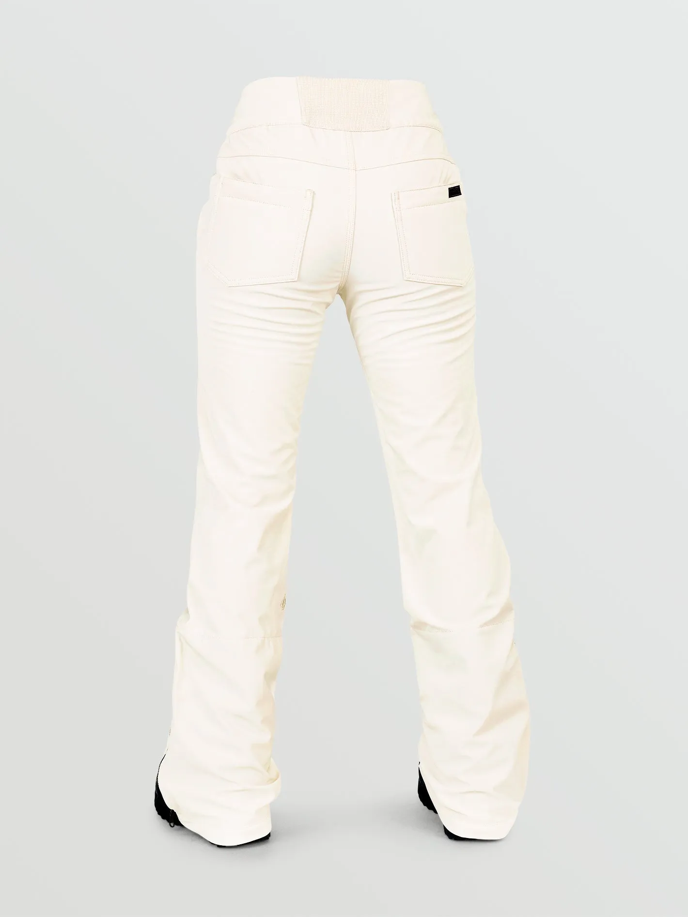 Womens Battle Stretch High Rise Pants - Moonbeam