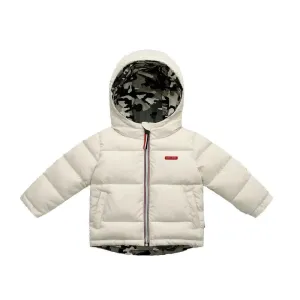 Y Double Sided Camo & White Puffer Jacket 11793