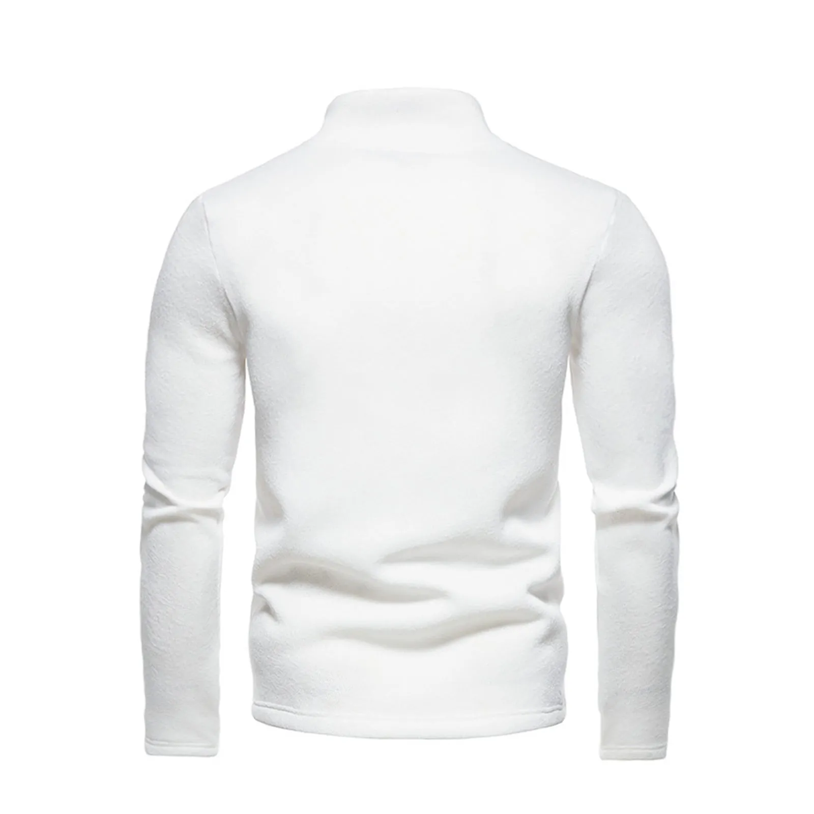 ZIPPER TURTLE NECK SWEATSHIRT